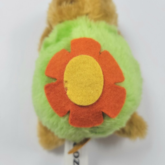 VTG Wallace Berrie Snoozie 6" Plush Turtle w/ Flower On Shell 1975‎ - Picture 7 of 12